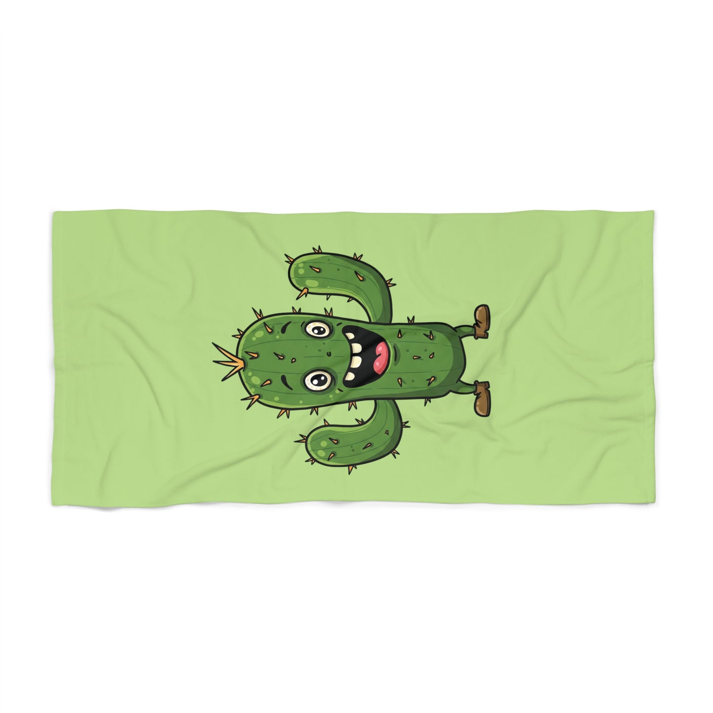 "Joy Cactus" Beach Towel: Vibrant Fun for Cactus Lovers & Beach Days 30" × 60"