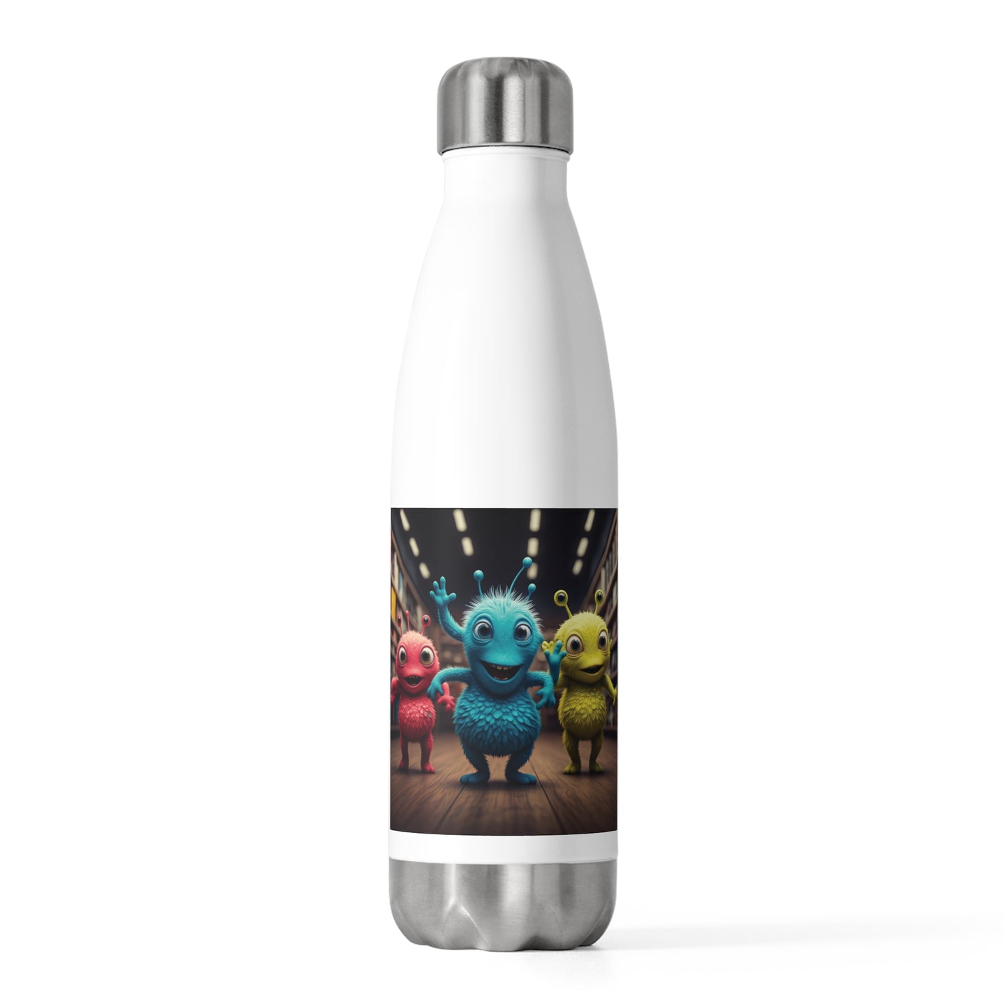 Alien Dancer Insulated Water Bottle: Hydrate with Style and Originality!