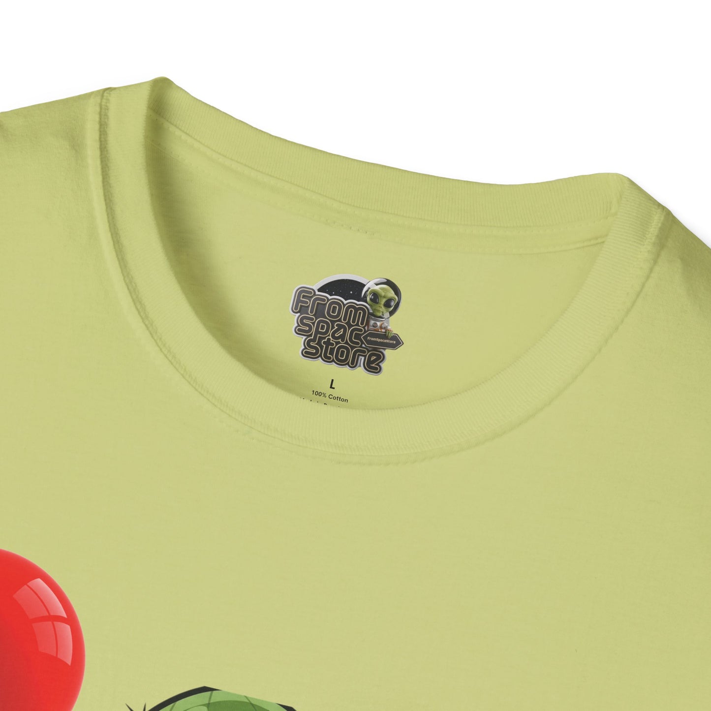Cactus Mania T-Shirt: Cheerful Cactus with Balloon | Organic Cotton Unisex Tee