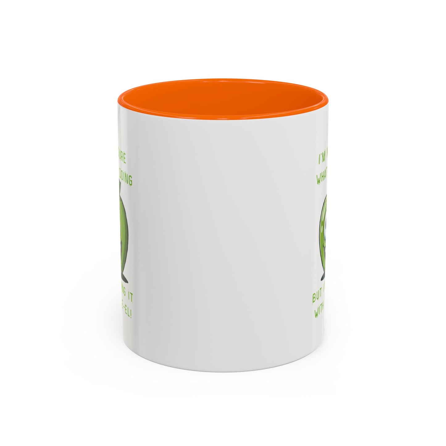 Funny Apple Mug - Unique Coffee Cup Design - Gift for Her Him - Best Selling Mug - Ceramic - Dishwasher Safe - Microwave Safe
