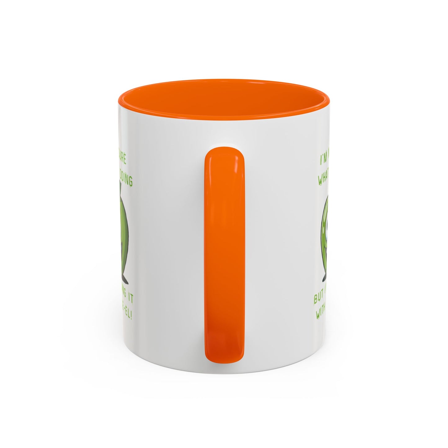 Funny Apple Mug - Unique Coffee Cup Design - Gift for Her Him - Best Selling Mug - Ceramic - Dishwasher Safe - Microwave Safe
