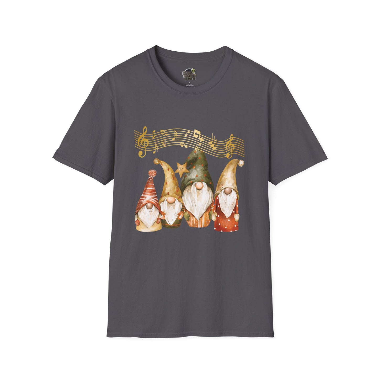 Four Gnomes Unisex T-Shirt: A Symphony of Whimsy & Wonder Charcoal