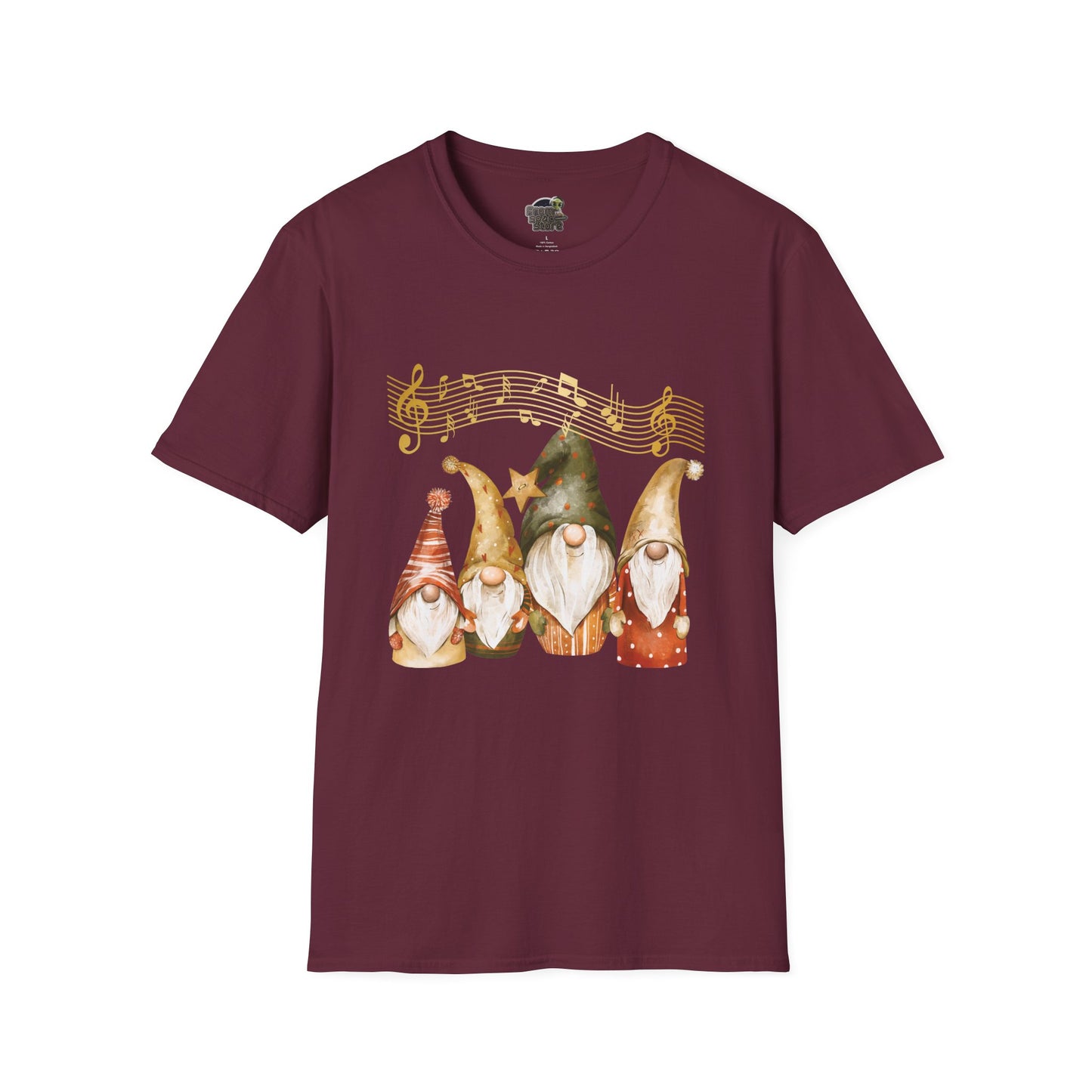 Four Gnomes Unisex T-Shirt: A Symphony of Whimsy & Wonder Maroon