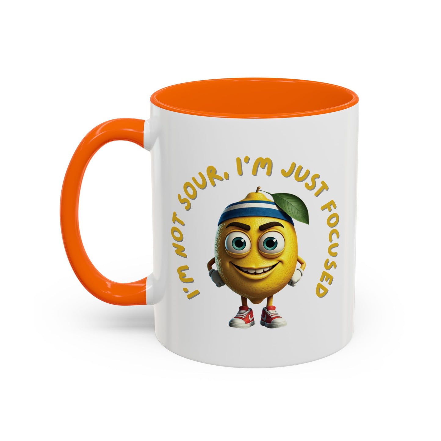 Sour but Focused Lemon Mug - Funny Coffee Cup for Work