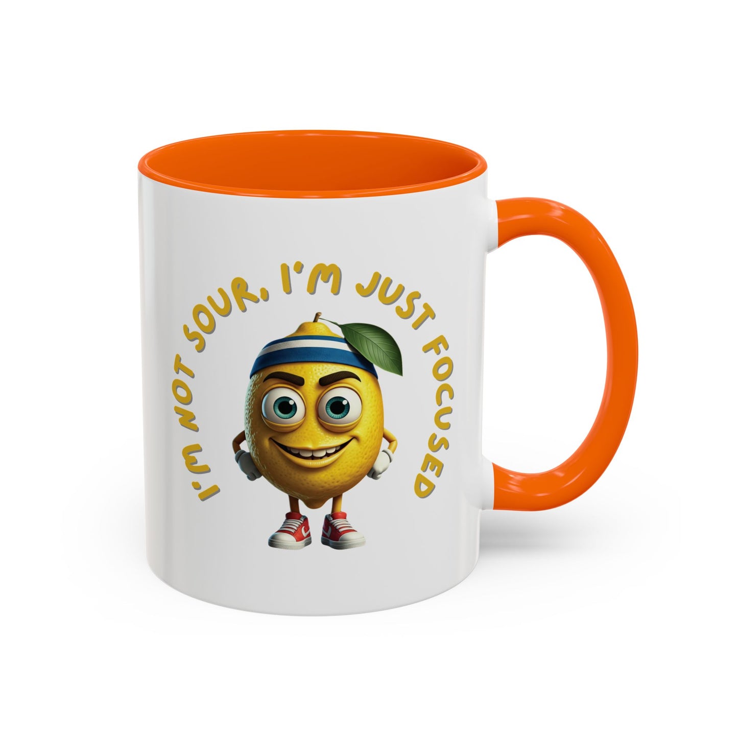 Sour but Focused Lemon Mug - Funny Coffee Cup for Work