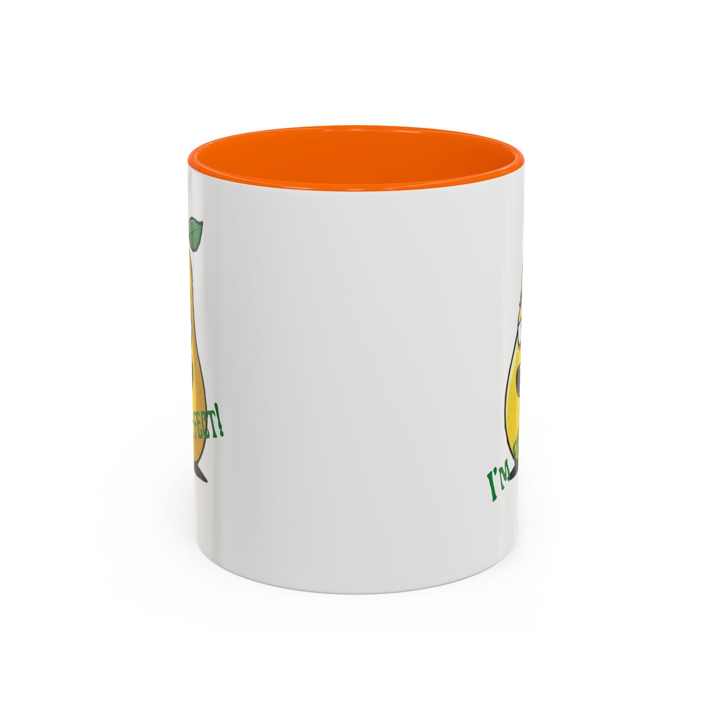 Funny Pear Mug - Ceramic Coffee Cup with Cute Design - Unique Gift Idea