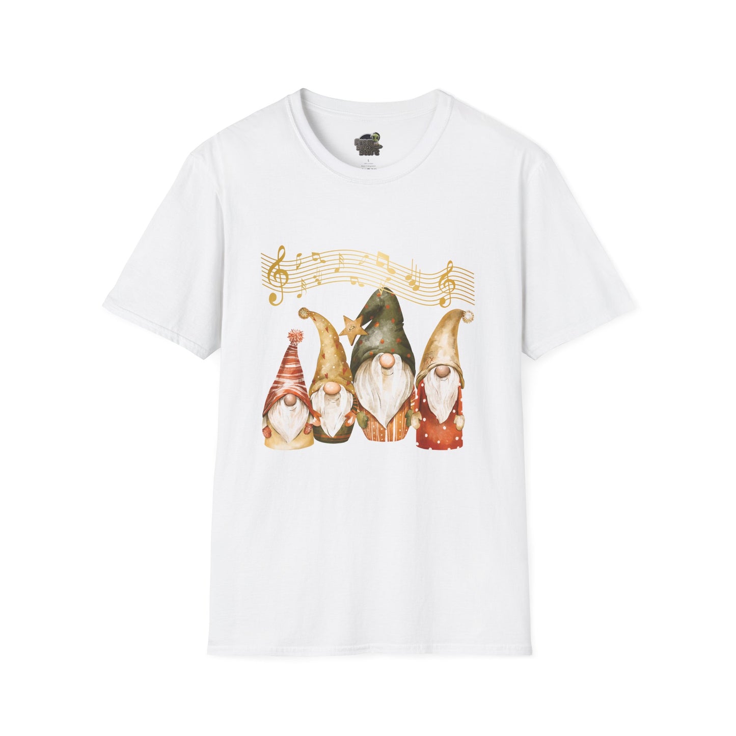 Four Gnomes Unisex T-Shirt: A Symphony of Whimsy & Wonder White