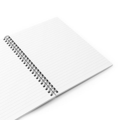 Alien Vintage TV Zapping Spiral Notebook - A Retro Journal for Your Cosmic Thoughts