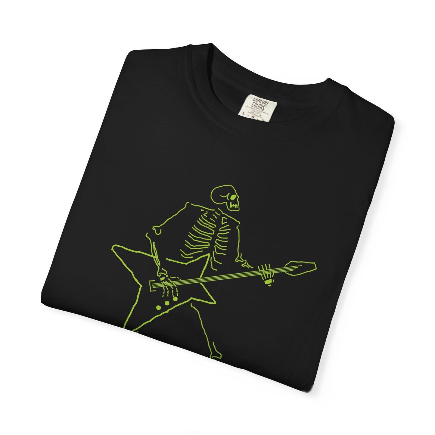 The Shredding Spirit | Skeleton Fluo Electric Guitar Unisex T-Shirt