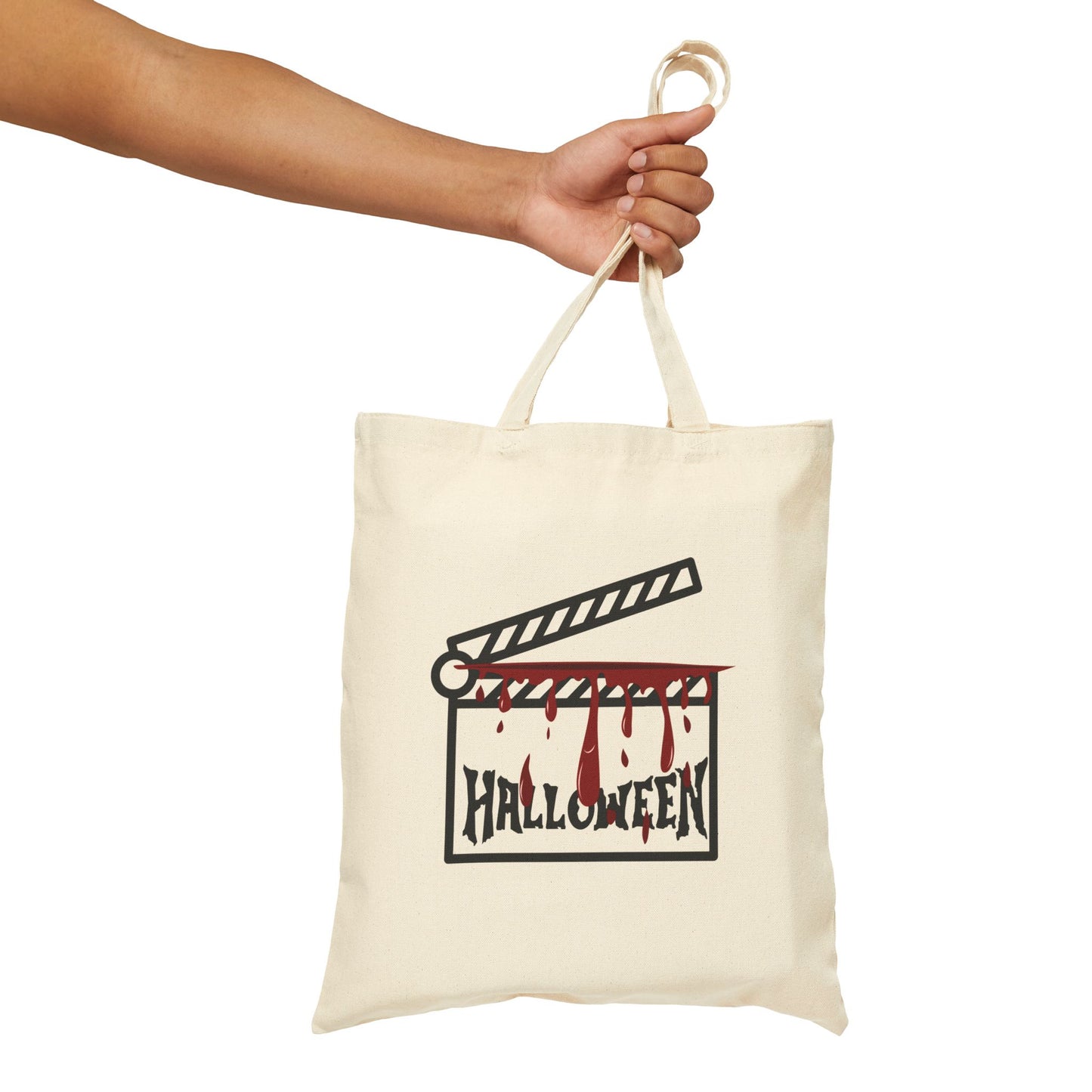 Haunted Hollywood: The Spooky Clapperboard Halloween Tote Bag