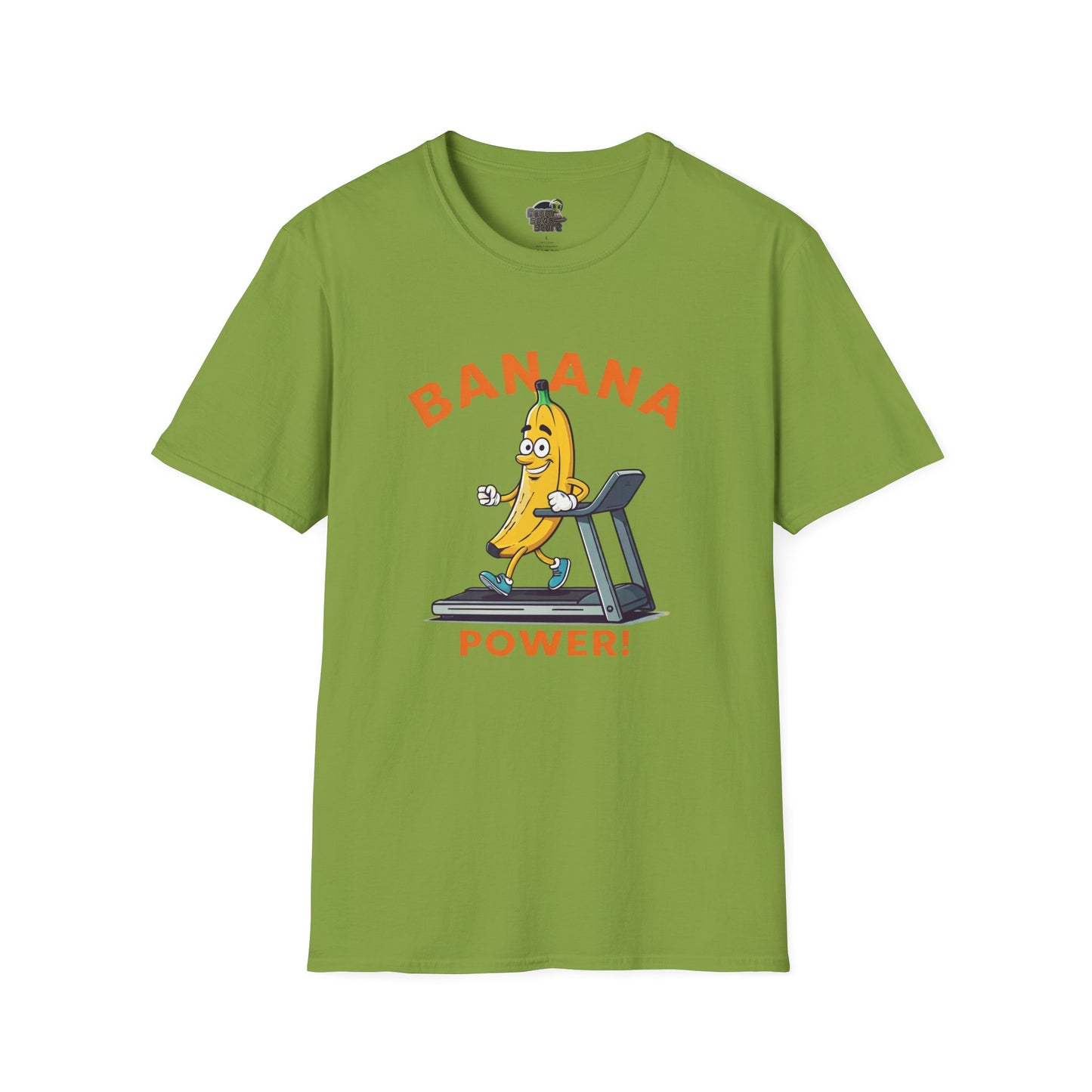 Banana Power t-shirt: Funny Fruit Workout Tee Kiwi