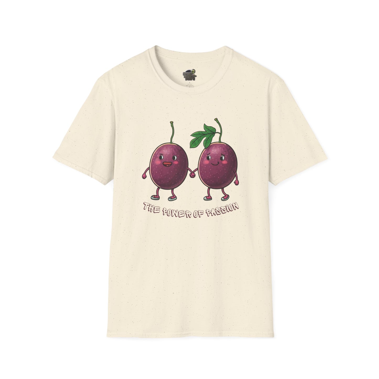 Power of Passion t-shirt: Funny Passion Fruit Love Tee Natural Cotton