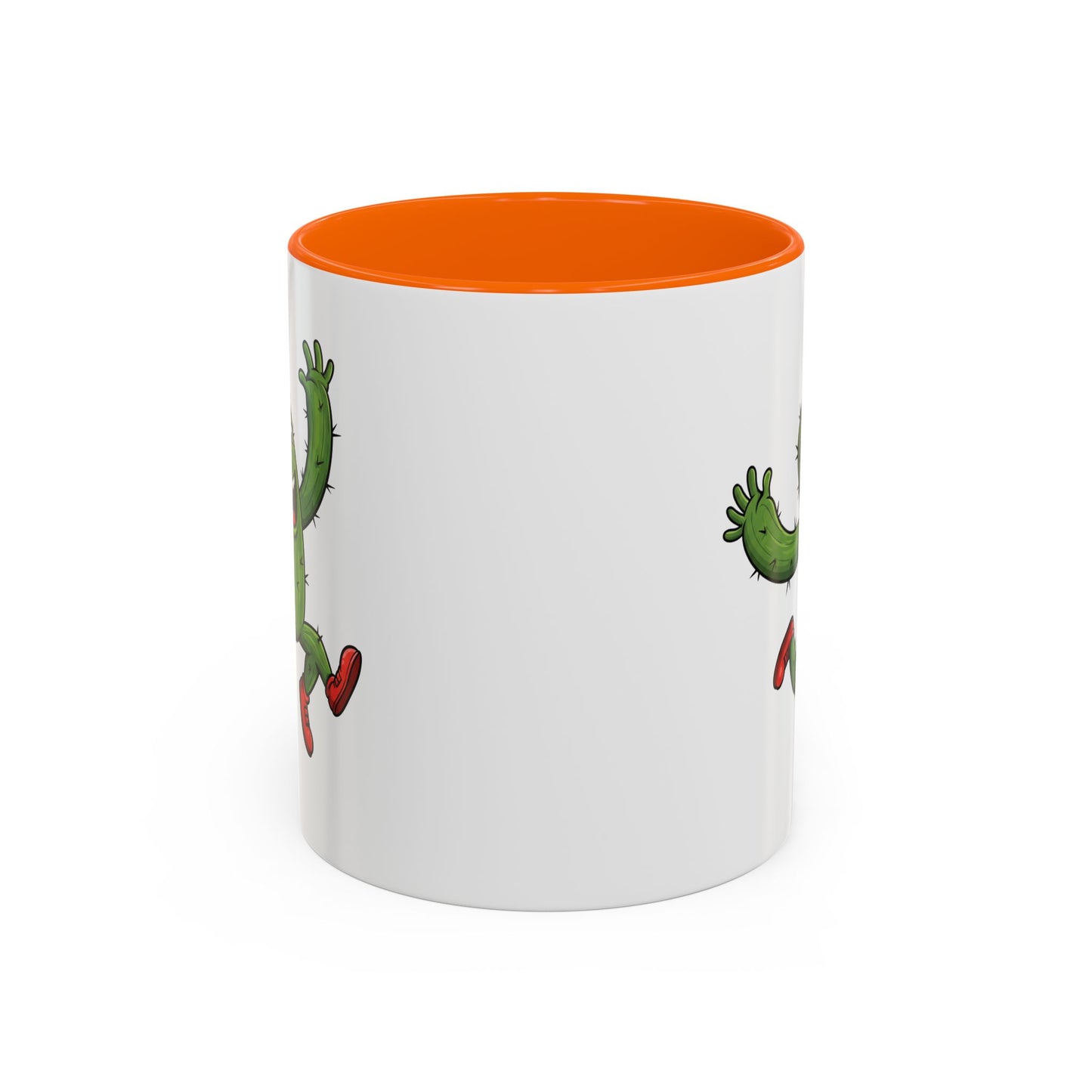 Cactus Mania Running Cactus Mug - Fun & Eco-Friendly Ceramic Coffee Cup