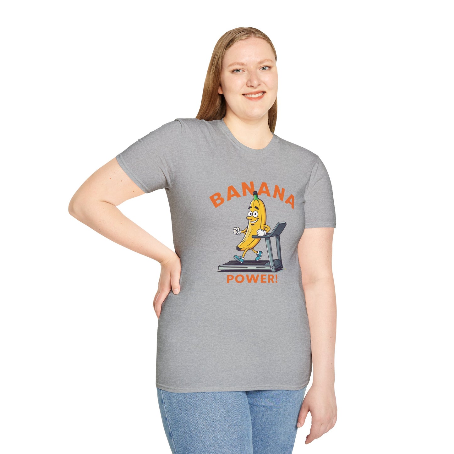 Banana Power t-shirt: Funny Fruit Workout Tee