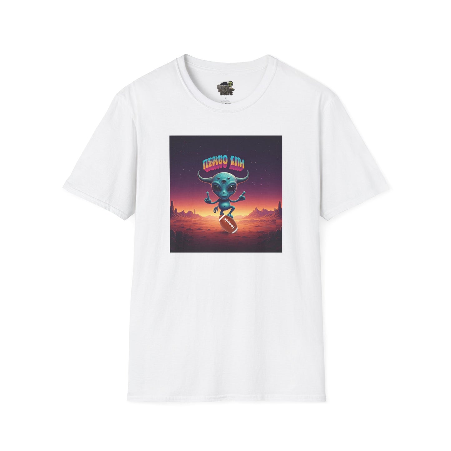 white Alien football player unisex t-shirt