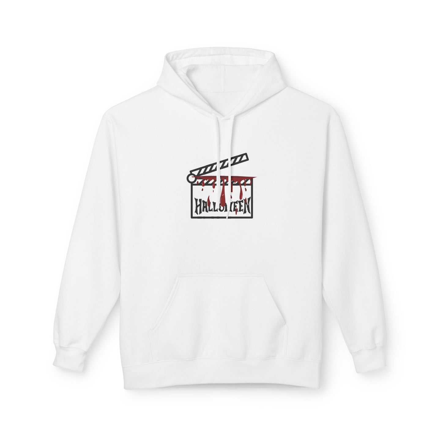 Unisex Midweight Softstyle Fleece Hoodie - Halloween ciak White