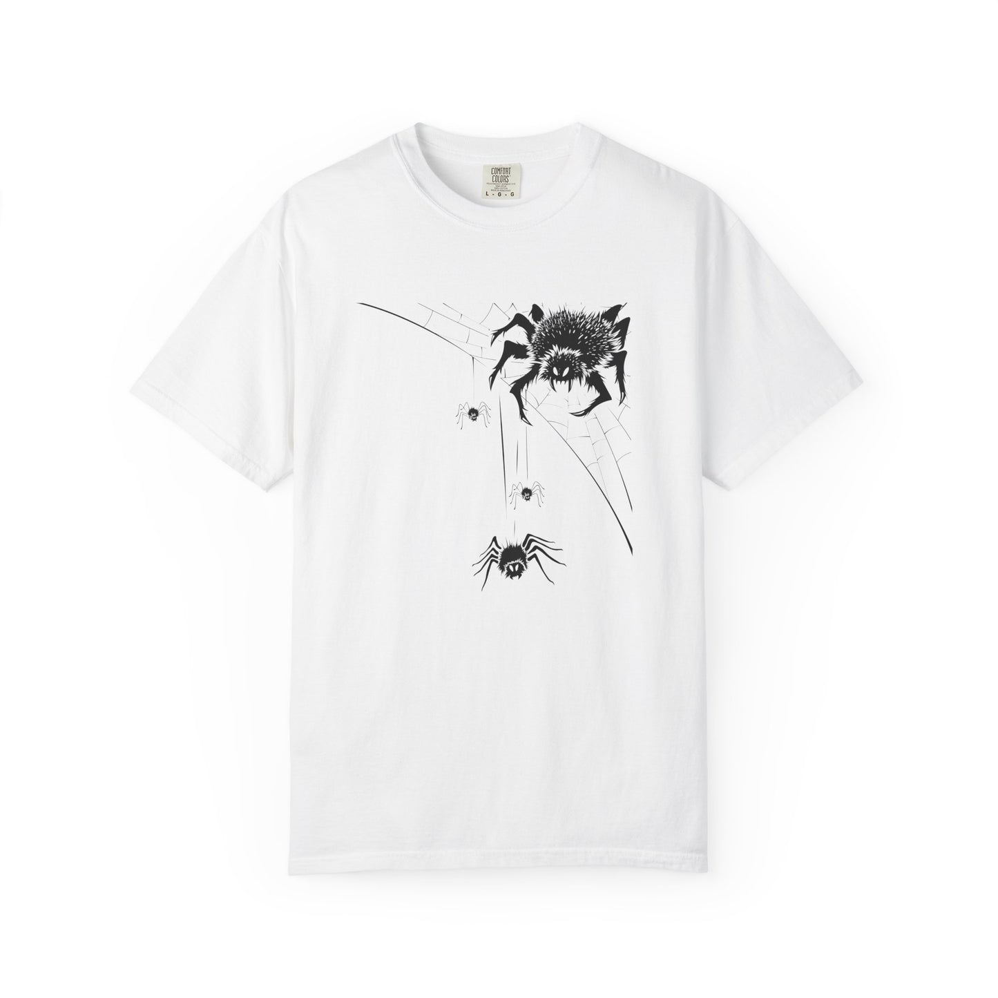 Halloween Spiders Unisex T-Shirt | Spooky Web Tee White