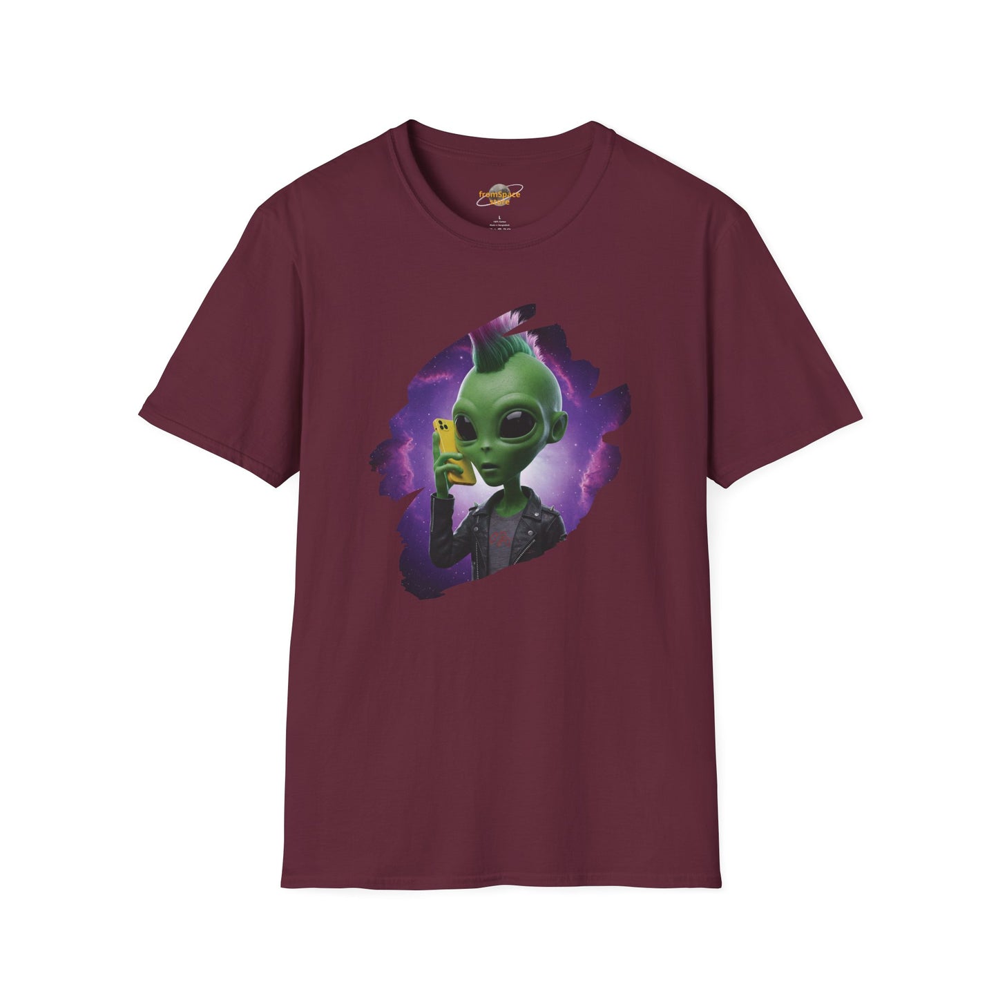 Alien Punk Sci-Fi Streetwear Tee - Cyberpunk Graphic Shirt