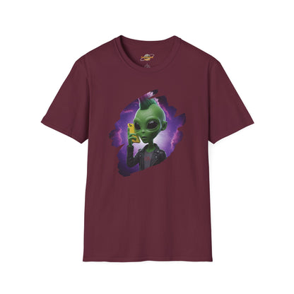 Alien Punk Sci-Fi Streetwear Tee - Cyberpunk Graphic Shirt