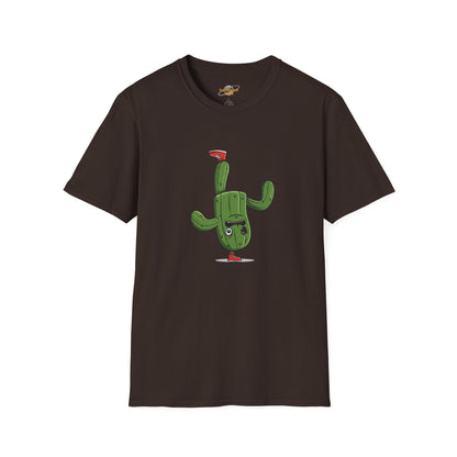 Upside-Down Cactus T-Shirt: Fun & Quirky Organic Cotton Tee | Cactus Mania Collection