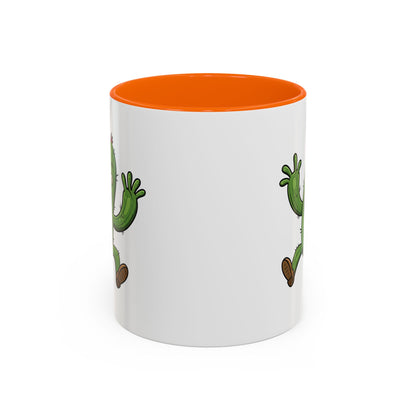 Cactus Mania Happy Jumping Cactus Mug - Cheerful Ceramic Coffee Cup