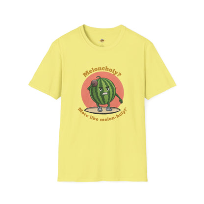 Melon-Holy t-shirt: Funny Watermelon Shot Put Tee