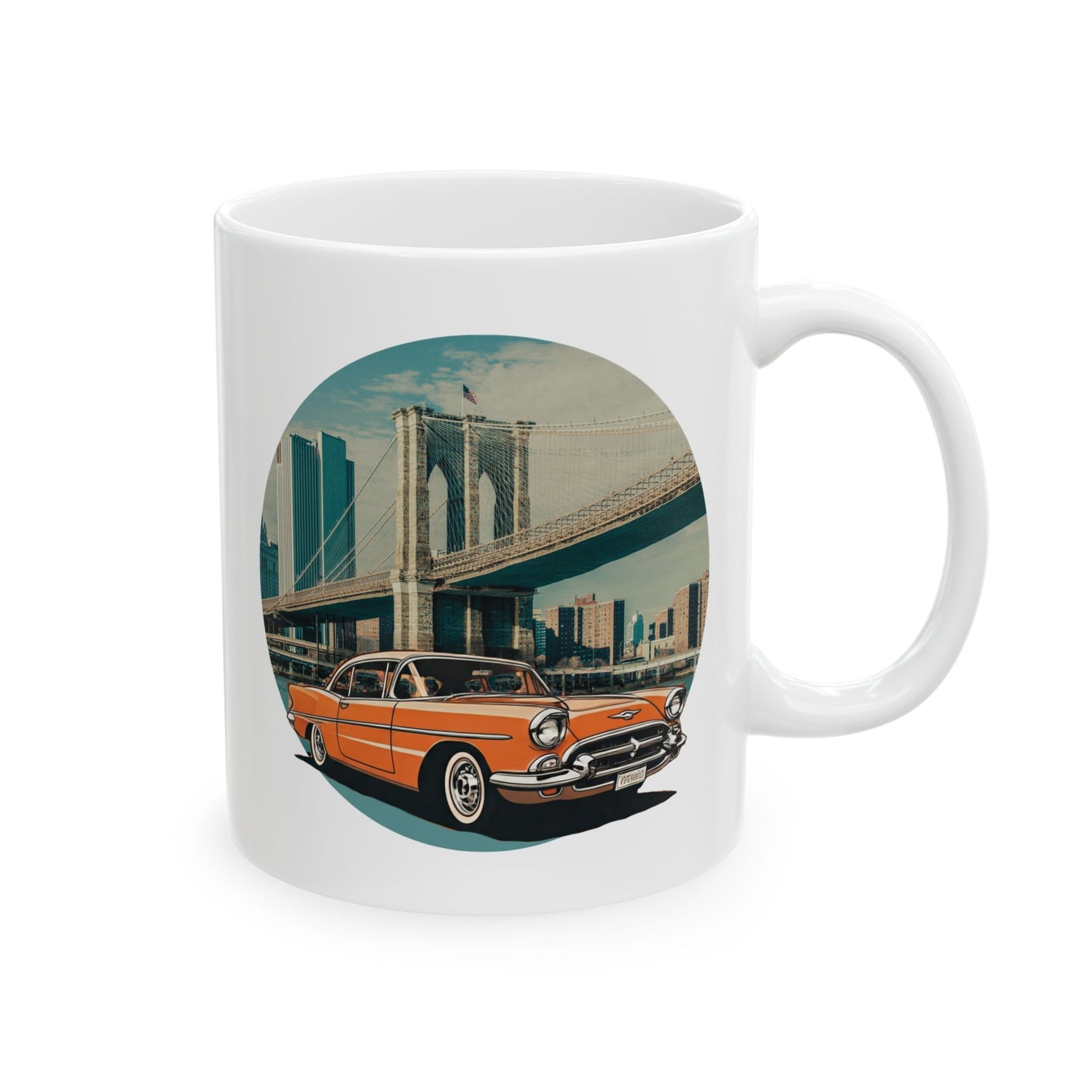 1950s Classic Chevrolet Bel Air Mug - Retro Americana