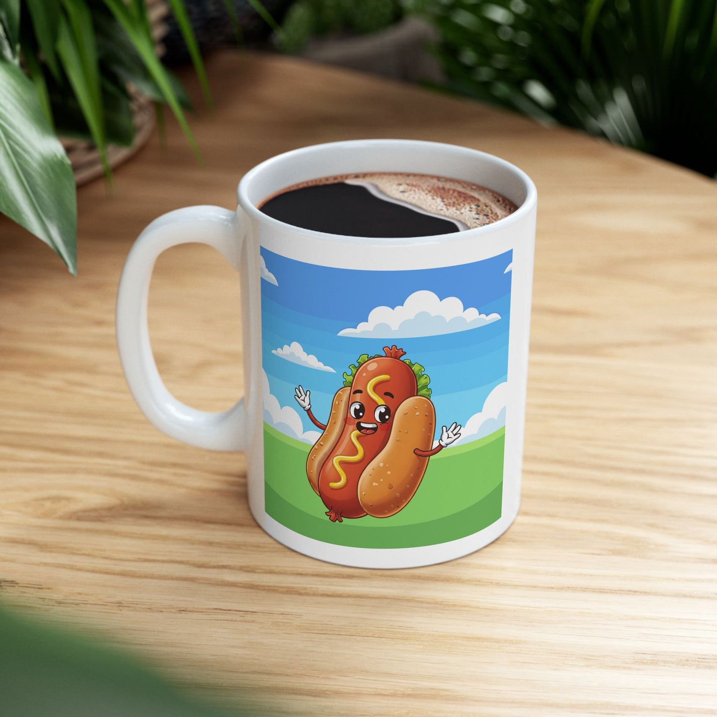 The Boardwalk Legend | Street Foods Hotdog Ceramic Mug