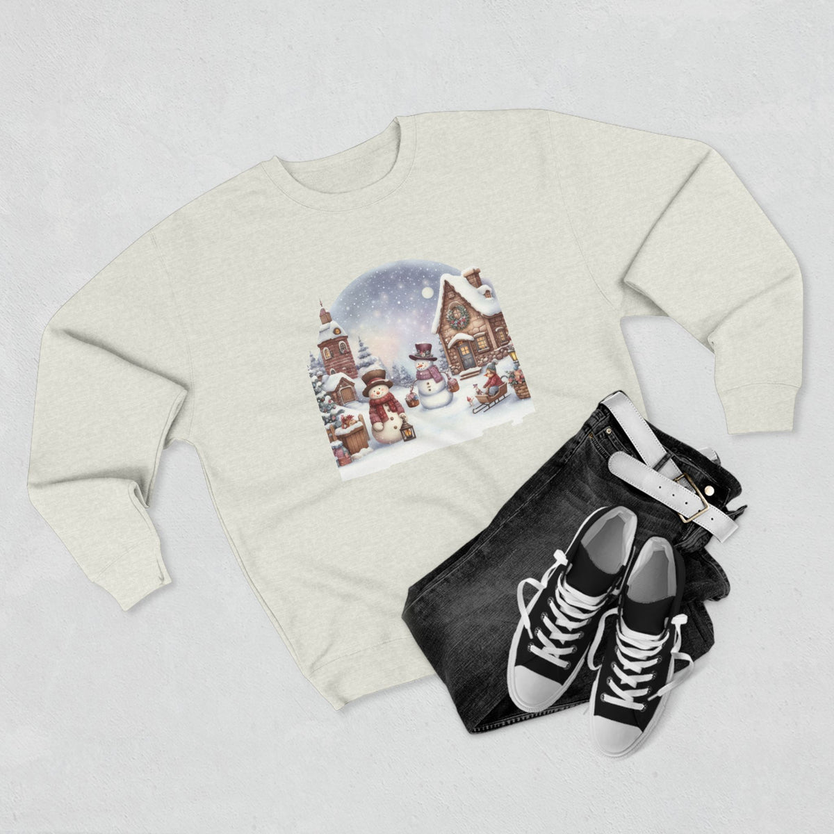 Copy of Copy of Copy of Copy of Copy of Copy of Unisex Crewneck Sweatshirt - snowman design