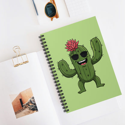 Cool Cactus Sunglasses Spiral Notebook | Unique Gift for Students