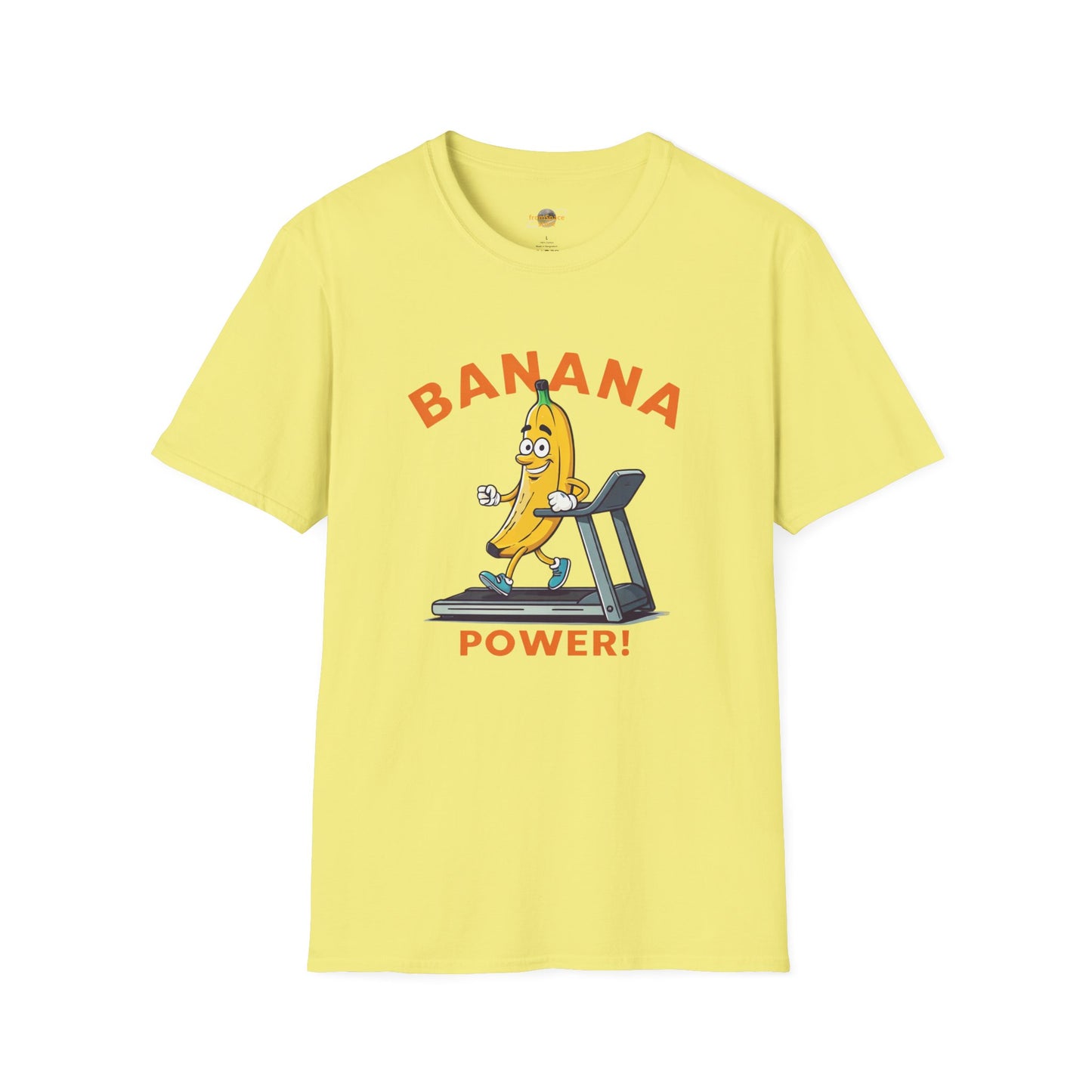 Banana Power t-shirt: Funny Fruit Workout Tee
