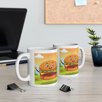 The All-American Dream | Street Foods Hamburger Ceramic Mug