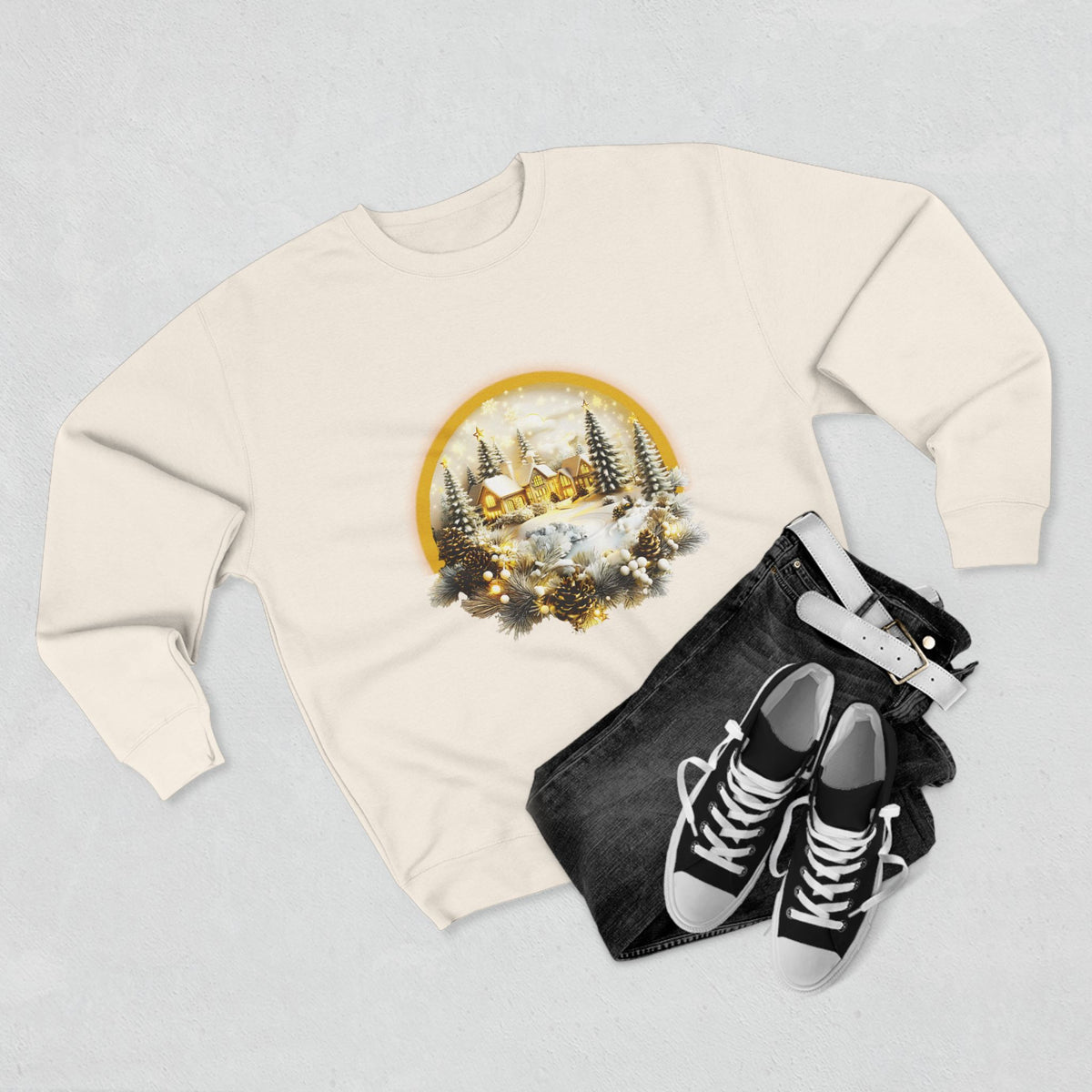 Copy of Unisex Crewneck Sweatshirt - snowman design