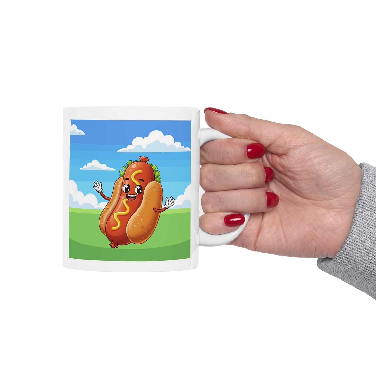 The Boardwalk Legend | Street Foods Hotdog Ceramic Mug
