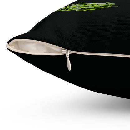 Unplugged & Unbound: Sitting Singer Skeleton Pillow