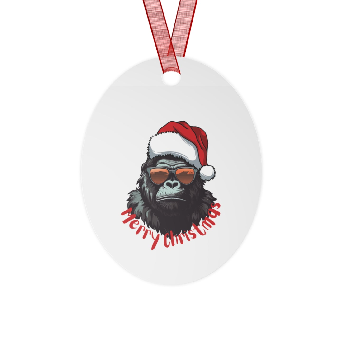 Enchanted Winter Village Christmas Ornament - Durable Double-Sided Aluminum