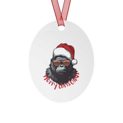 Enchanted Winter Village Christmas Ornament - Durable Double-Sided Aluminum