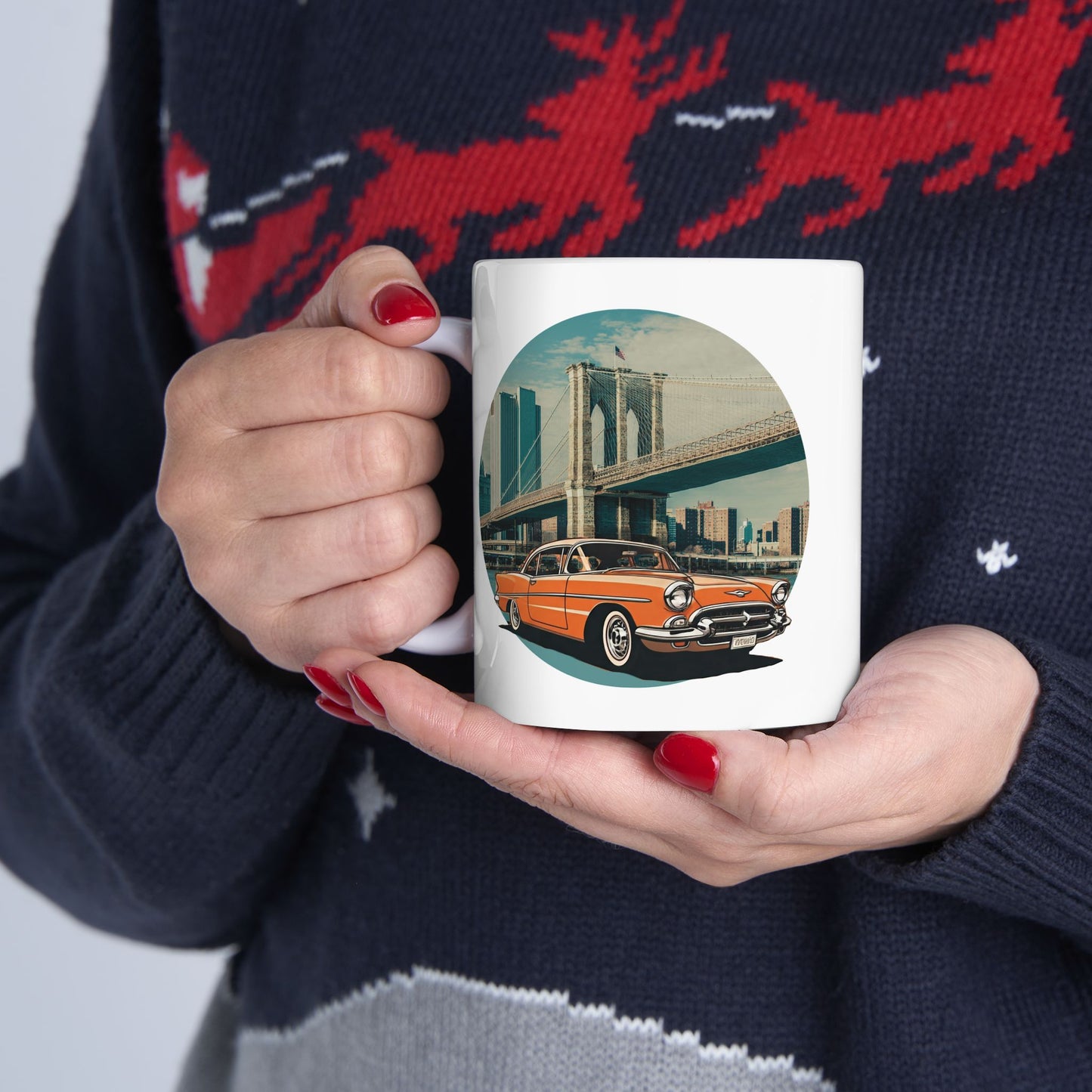 1950s Classic Chevrolet Bel Air Mug - Retro Americana
