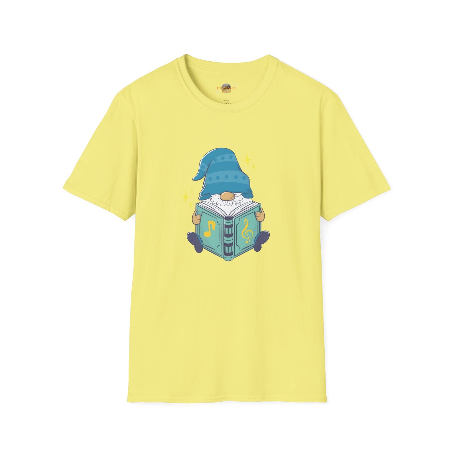 Mystical Book-Reading Gnome Unisex T-Shirt: Stories & Sparkle