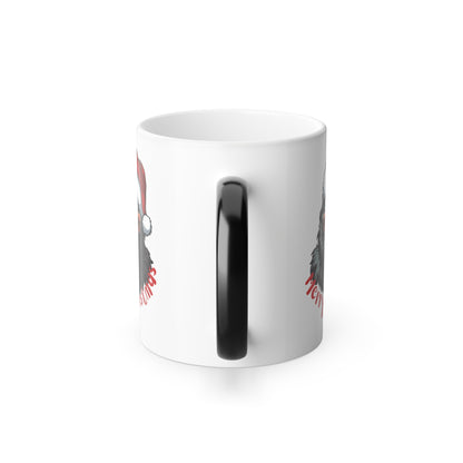 Edgy Heat-Reactive "Merry Christmas" Coffee Cup