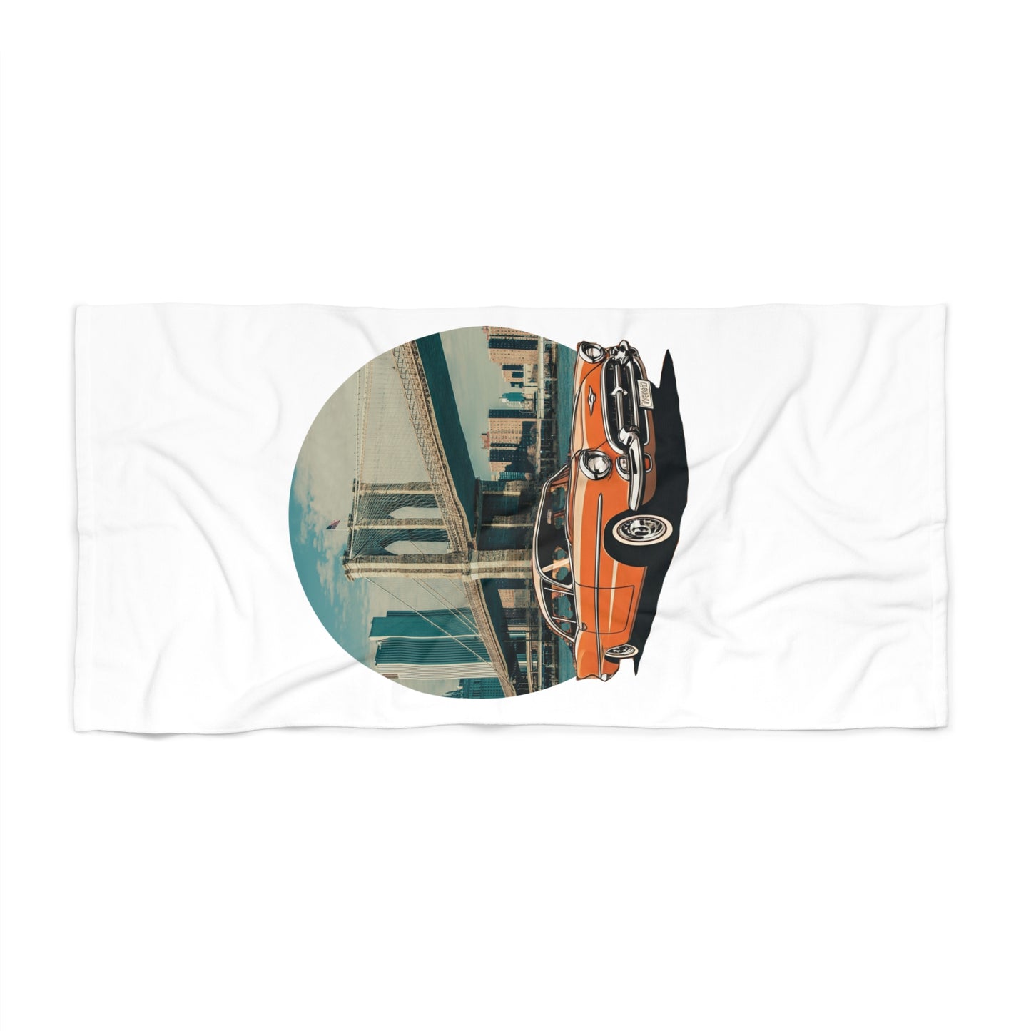 Chevrolet Bel-Air Beach Towel: The American Automotive Icon Right on Your Beach