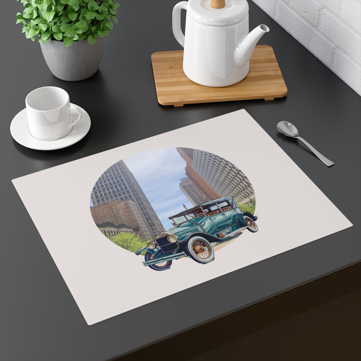 The Architect’s Ride: Buick Doctor Coupe Detroit Placemat