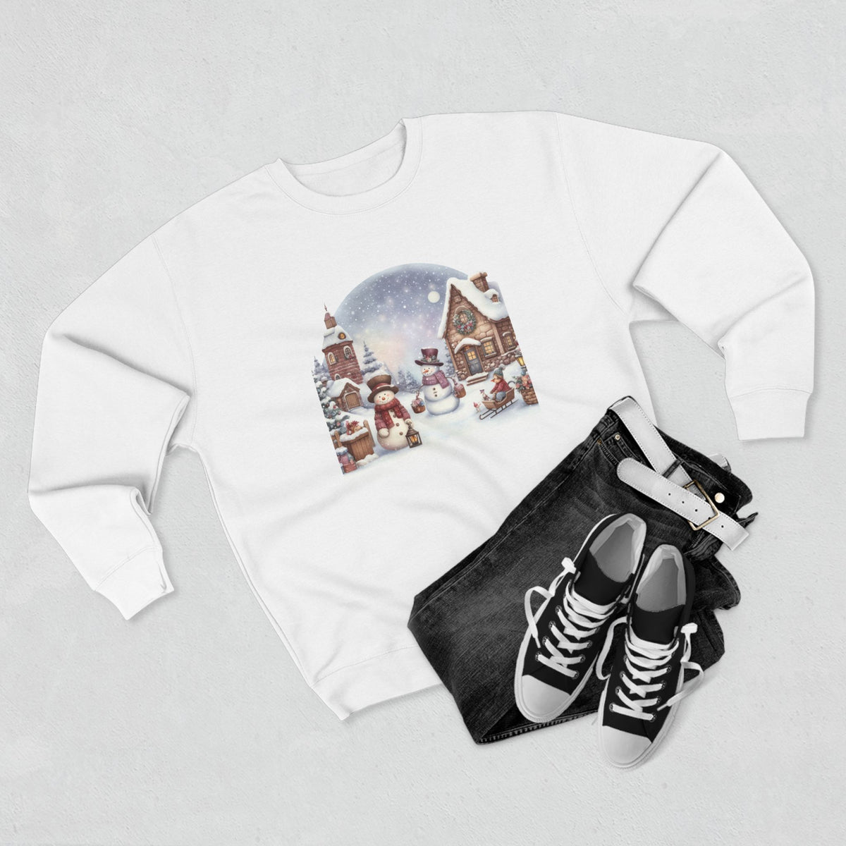 Copy of Copy of Copy of Copy of Copy of Copy of Unisex Crewneck Sweatshirt - snowman design