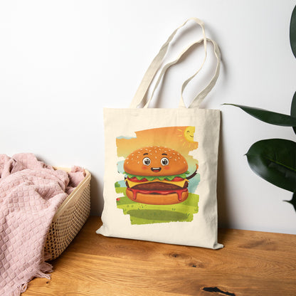 The Sunny Slider – Happy Hamburger Dream Tote