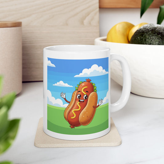 The Boardwalk Legend | Street Foods Hotdog Ceramic Mug