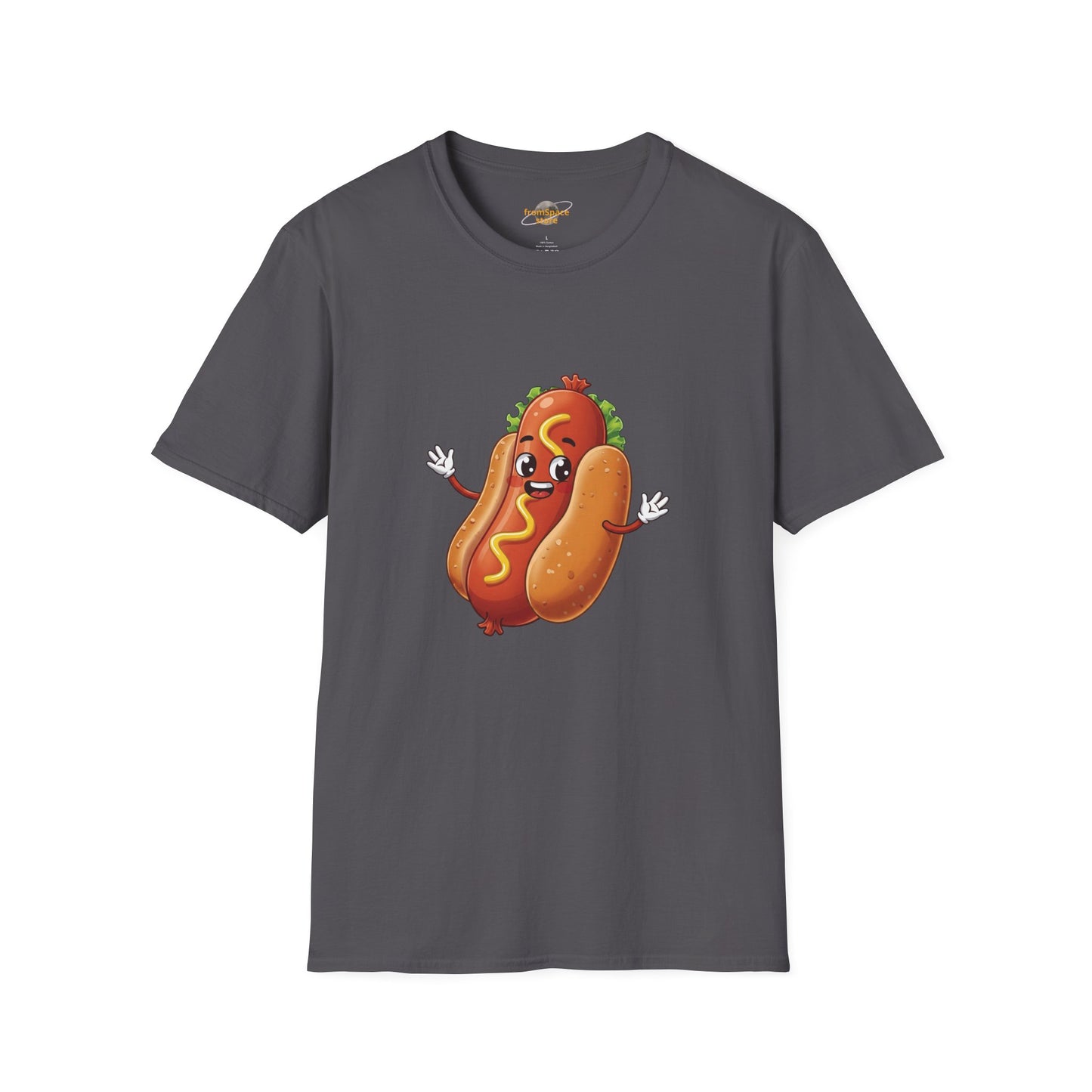 The Mustard Maestro – Classic Hotdog Graphic Tee
