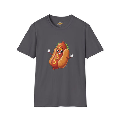 The Mustard Maestro – Classic Hotdog Graphic Tee