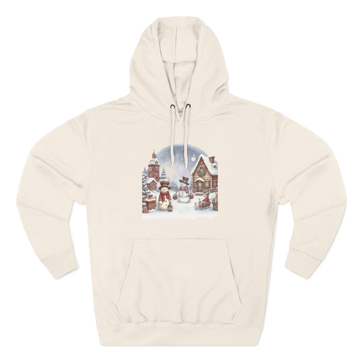 Copy of Copy of Copy of Three-Panel Fleece Hoodie - happy holiday gorilla