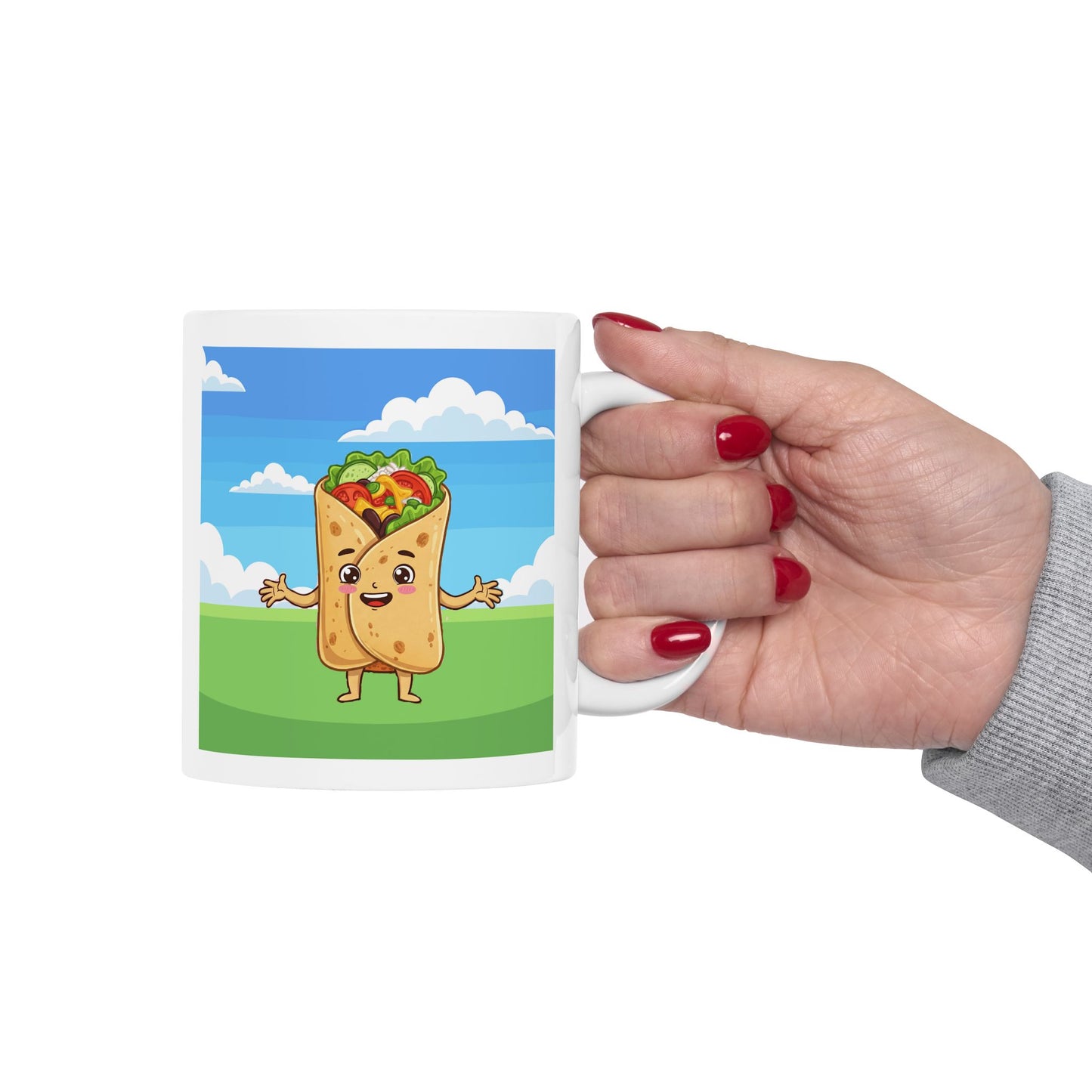 The Midnight Nomad | Street Foods Burrito Ceramic Mug