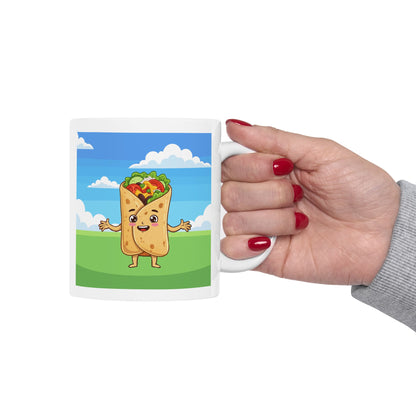 The Midnight Nomad | Street Foods Burrito Ceramic Mug